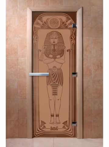 Дверь для бани и сауны Doorwood "Египет бронза матовая" 800х1900 мм