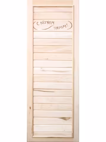 Дверь для бани и сауны Doorwood "Вагонка эконом" 750х1850 мм
