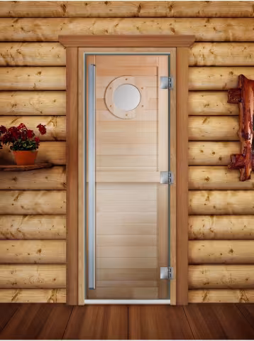 Дверь для бани и сауны Doorwood Престиж Фотопечать А023 700х1900 мм