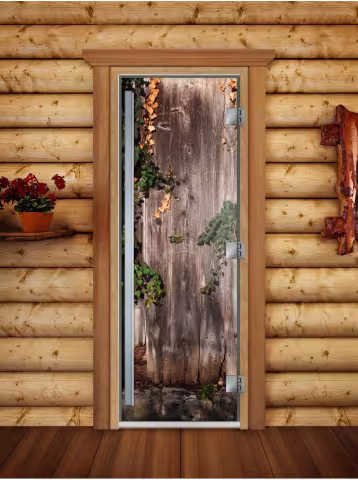 Дверь для бани и сауны Doorwood Престиж Фотопечать А030 700х1900 мм