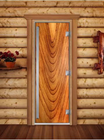 Дверь для бани и сауны Doorwood Престиж Фотопечать А050 700х1900 мм