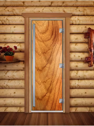 Дверь для бани и сауны Doorwood Престиж Фотопечать А051 700х1900 мм