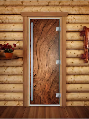 Дверь для бани и сауны Doorwood Престиж Фотопечать А052 800х2000 мм