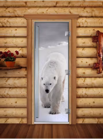 Дверь для бани и сауны Doorwood Престиж Фотопечать А062 800х2000 мм