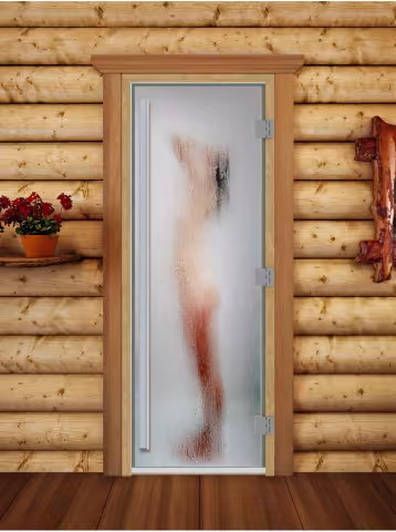 Дверь для бани и сауны Doorwood Престиж Фотопечать А097 800х2000 мм
