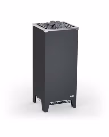 Электрическая печь EOS Cubo 2+ 9кВт Anthracite (тип верхней решетки Structure Stainless Steel)
