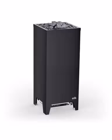Электрическая печь EOS Cubo 2+ 9кВт Black (тип верхней решетки Round Holes Black)