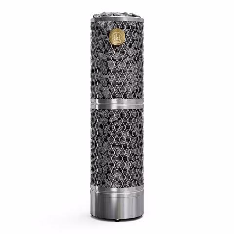Электрическая печь IKI Pillar 10 (5 + 5) кВт (10-18 м³, 170 кг камней)