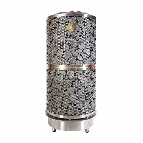 Электрическая печь IKI Pillar 30 (15 + 15) кВт (26-44 м³, 500 кг камней)