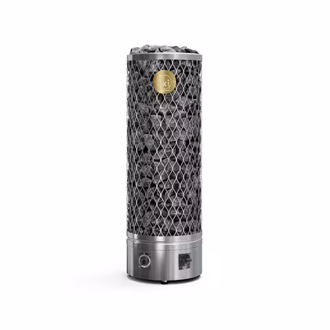 Электрическая печь IKI Pillar 6 кВт (Встроенное управление, 5-9 м³, 80 кг камней)