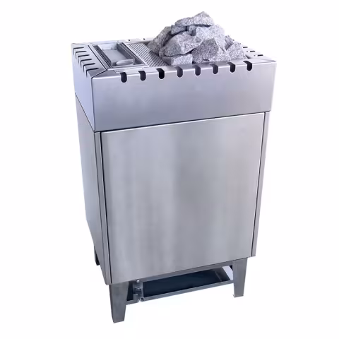 Печь для сауны LANG VAPOTHERM серия VG50 9 кВт + 1,5 кВт (нержавеющая сталь)