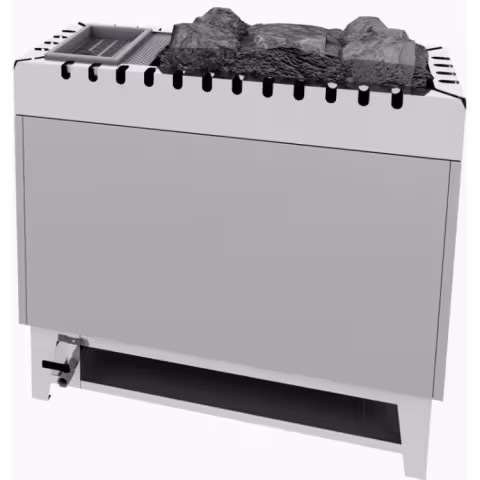 Печь для сауны LANG VAPOTHERM серия VG90 24 кВт (9+15 кВт) + 3 кВт (нержавеющая сталь)