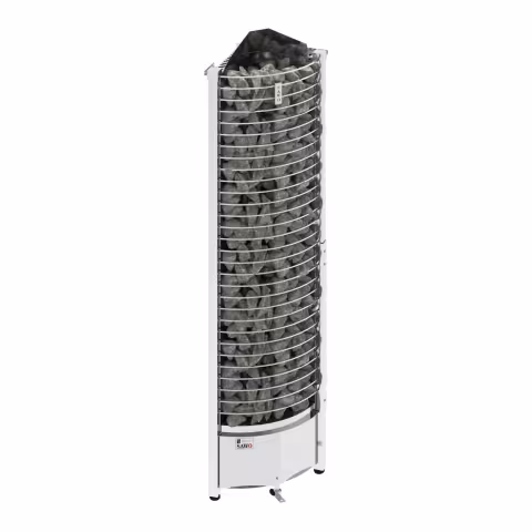 Электрическая печь Sawo Tower вертикальная, угловые, 3 кВт, TH2-30NS-CNR, выносной пульт (пульт и блок мощности покупается отдельно)