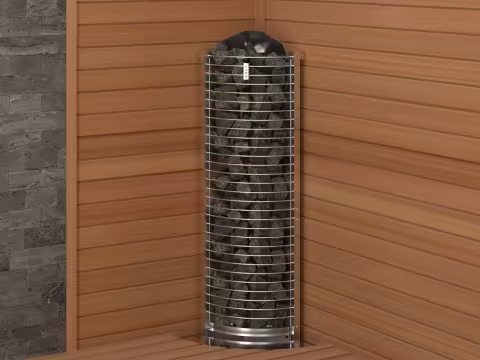 Электрическая печь Sawo Tower TH3-60NS-CNR угловой установки , выносной пульт (пульт и блок мощности покупается отдельно)
