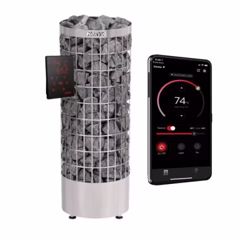 Электрическая печь Harvia Cilindro PC90XW WiFi Steel