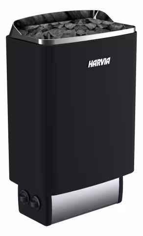 Электрическая печь Harvia SteelTop Black