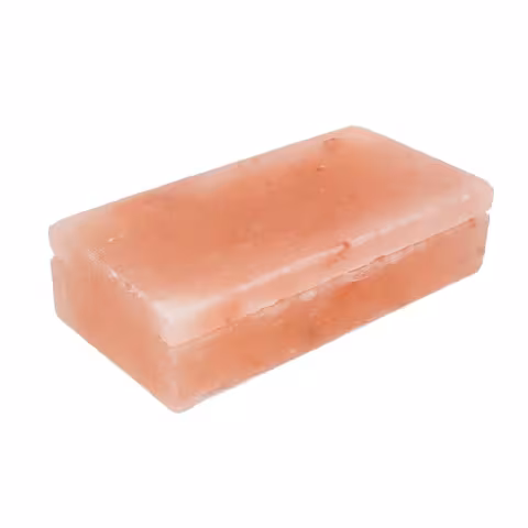 Соляной кирпич шлифованный, с пазом 20*10*5см