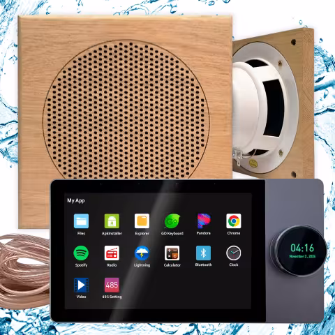 Комплект влагостойкой акустики SteamWater SMART HOME MUSIC - Sauna Square 2