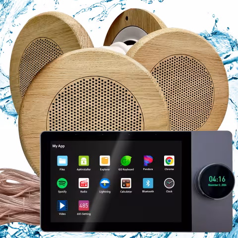 Комплект влагостойкой акустики SteamWater SMART HOME MUSIC - Sauna Round 4