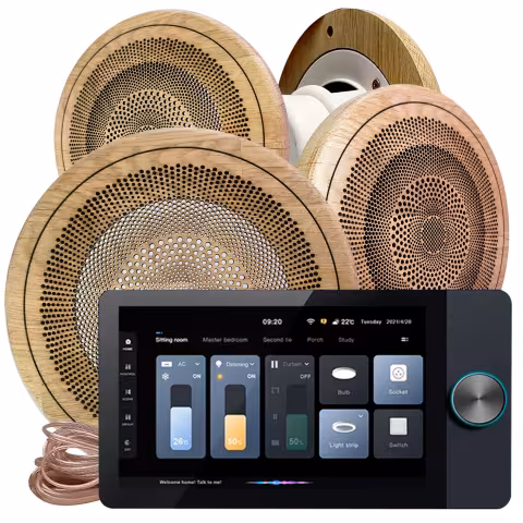 Комплект влагостойкой акустики Steam&Water SMART HOME MUSIC 2.0 - SAUNA Round 4 динамика