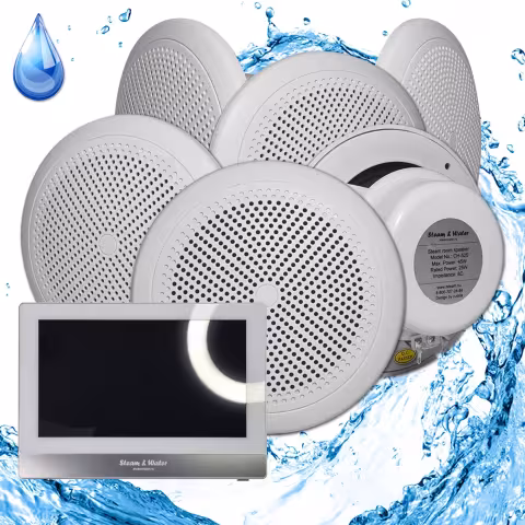 Комплект домашней акустической системы с караоке-усилителем Steam&Water SOUND 6 Standart