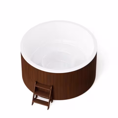 Круглая купель POLARSPA COMFORT 220 COLD термососна темная