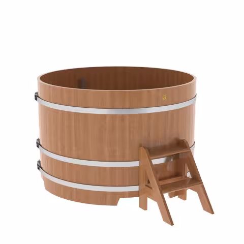 Купель круглая BentWood дуб натуральный 1500х1000 мм
