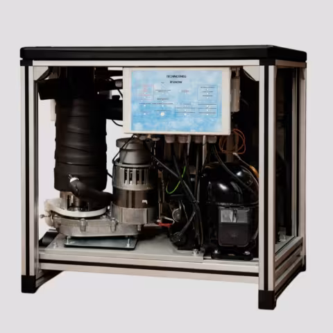 Ледогенератор R-SNOW RS-ZBE150W с водяным охлаждением для бани, сауны и СПА
