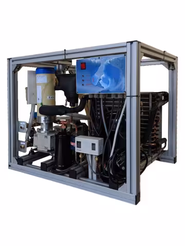 Ледогенератор R-SNOW RS-ZBE250A с воздушным охлаждением для SPA, бани и сауны
