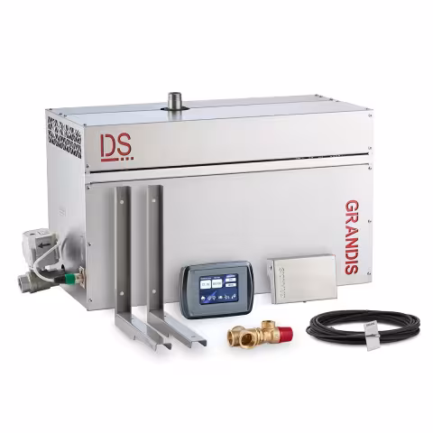 Парогенератор Grandis Steam Generator DS 150 15кВт + LCD пульт из кварцевого камня (3,5 дюйма)
