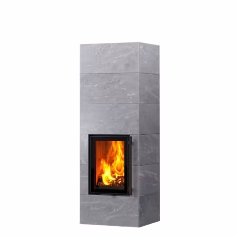 Дровяной камин KOLI S CLASSIC 18 T Туликиви Classic, 1800мм, двухсторонняя дверца