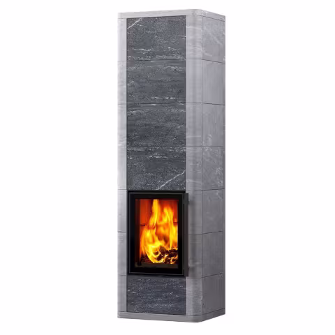Дровяной камин LAMPO S CLASSIC 21 T Туликиви Nobile, 2145мм