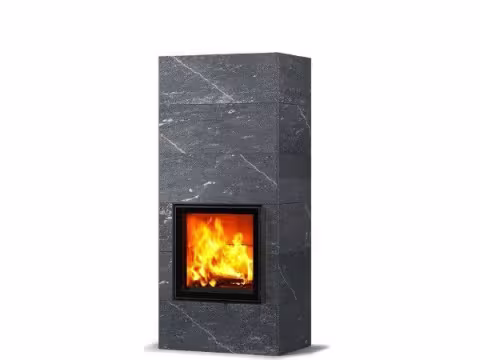 Дровяной камин RAITA S CLASSIC 18 T Туликиви Nobile, 1800мм, двухсторонняя дверца