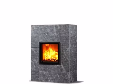 Дровяной камин RAITA CLASSIC 15 Туликиви Grafia, 1500мм, нижние подключение