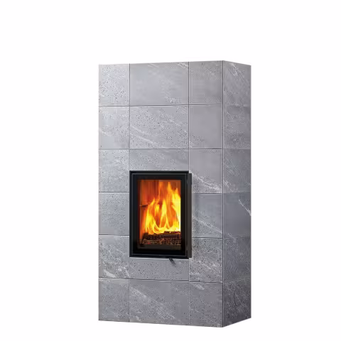Дровяной камин KOLI CLASSIC 18 Туликиви Classic, 1800мм, нижние подключение, односторонняя дверца