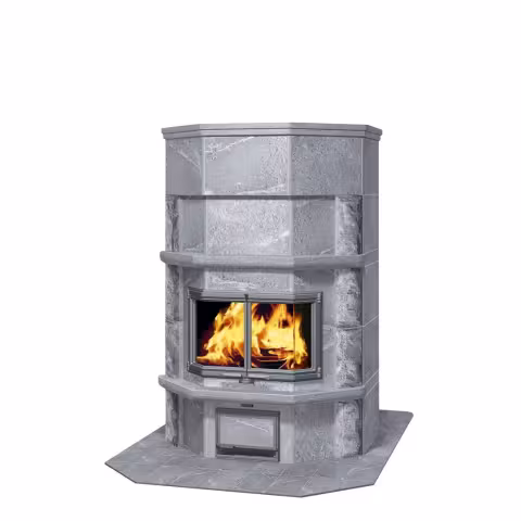Дровяная печь с духовкой TLU 2687/11 Туликиви Classic, 1680мм, нижнее подключение