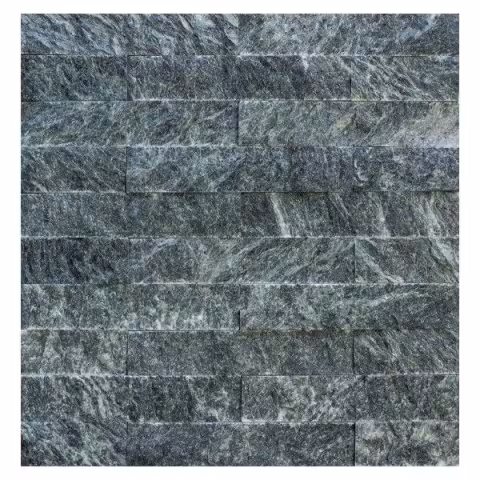 Плитка Гефест Рваный камень Змеевик 200x40x20
