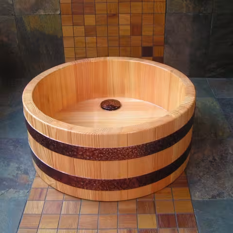 Раковина Blumenberg из лиственницы 40x22