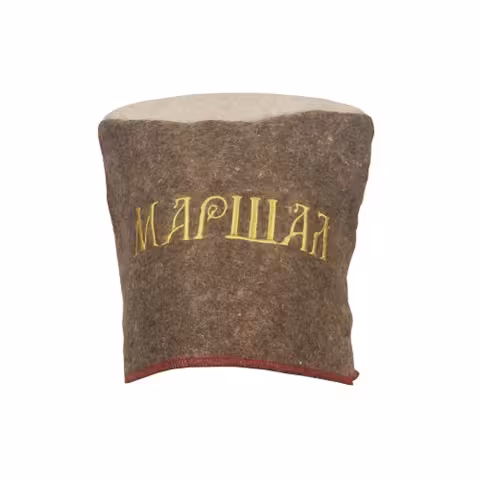 Шапка Кубанка "МАРШАЛ"серая для бани и сауны (арт.305105)