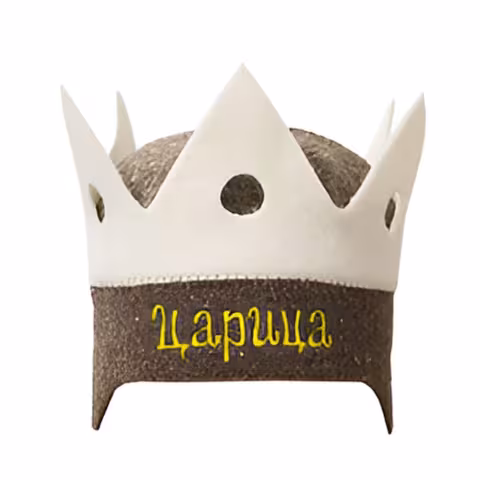 Шапка "КОРОНА ЦАРИЦЫ" для бани и сауны (арт.3054)