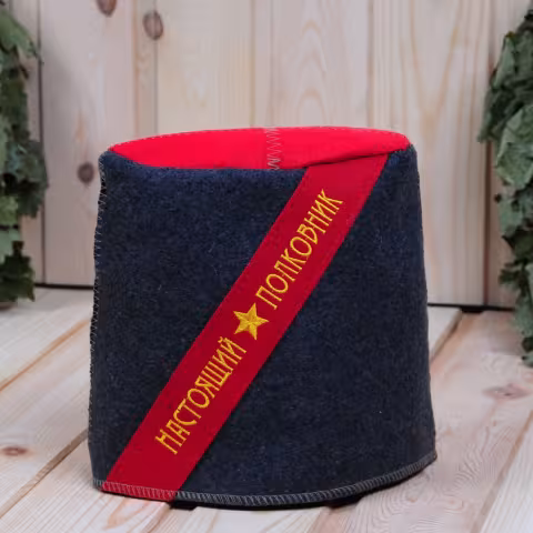 Папаха "Настоящий полковник" для бани