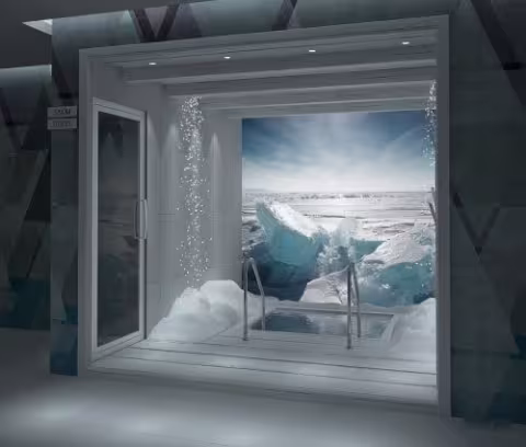 Снежник R-Snow - модель Байкал с холодной купелью