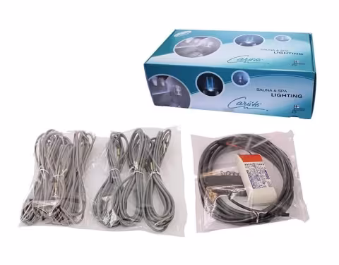Комплект паровая баня для хамама Cariitti LED 3000 К из 6 светодиодов