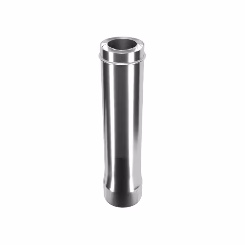 Сэндвич труба Инжкомцентр ВВД 150/220 мм (эконом) H=500 мм Нерж. AISI 430/оцинк.