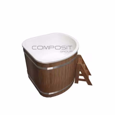 Купель Composit Угловая 1,6х1,6 H=1,1м термоясень