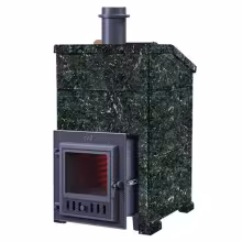 Дровяная печь Гефест GFS 3K Серпентинит 18(М) Президент 850/40