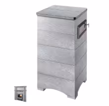 Дровяная печь 27 кВт Туликиви Classic, 1590мм, дверца сбоку, портал Р4