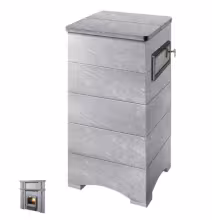 Дровяная печь 37 кВт Туликиви Classic, 1590мм, дверца сбоку, портал Р4