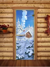 Дверь для бани и сауны Doorwood Русская баня-05