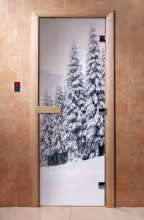 Дверь для бани и сауны Doorwood с фотопечатью A091 700х1900 мм